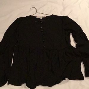 Banana republic by Olivia Palermo black flow top
